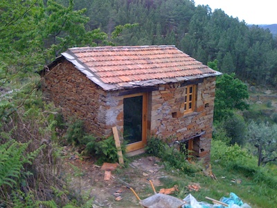 The smallest building before work started